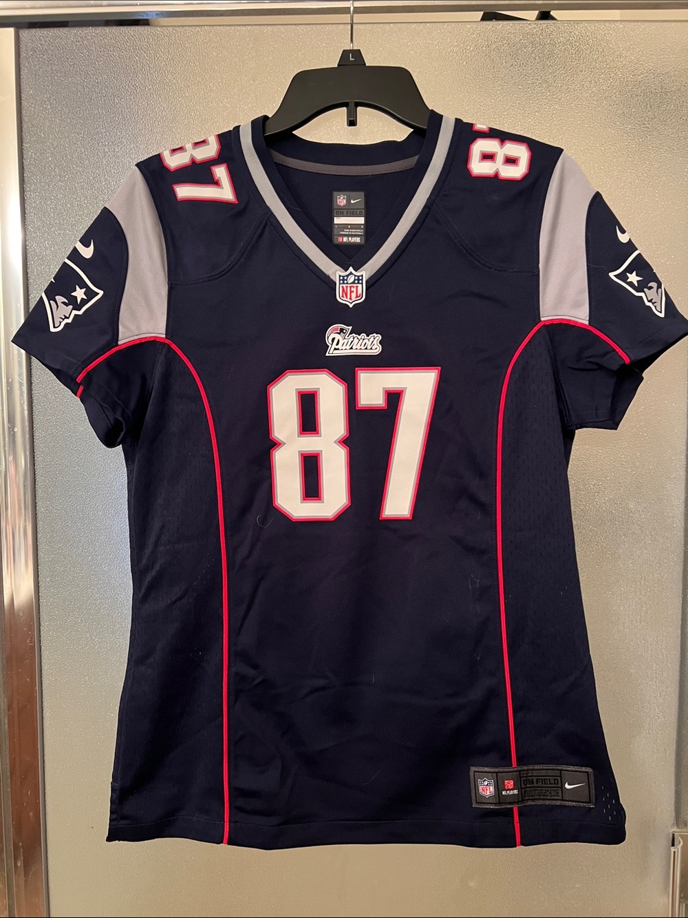 Nike Women's New England Patriots Navy Gronkowski #87 Football Jersey